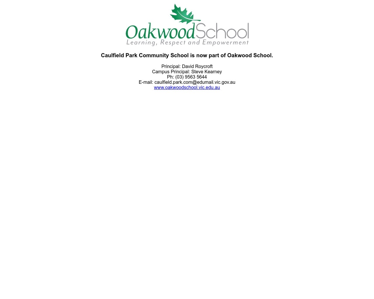 Caulfield Park Community School