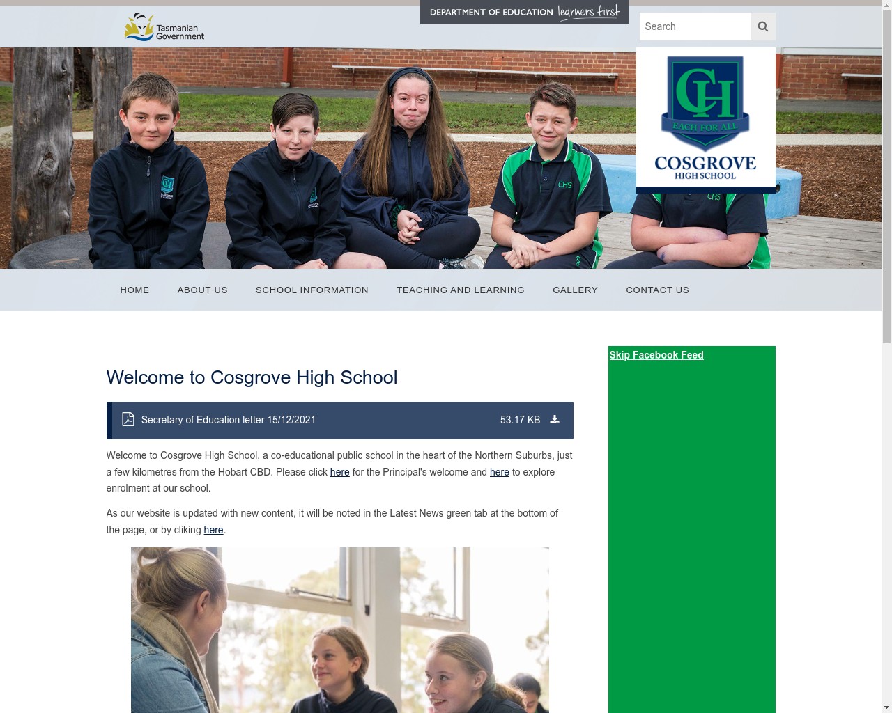 Cosgrove High School