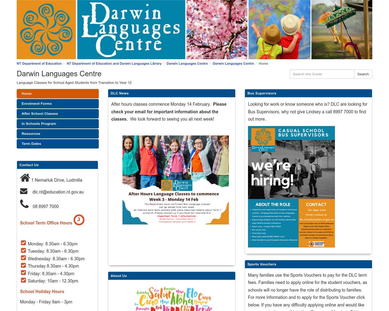 NT School of Languages - Alice