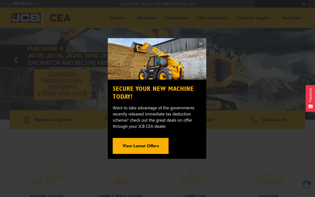 JCB Construction Equipment Australia