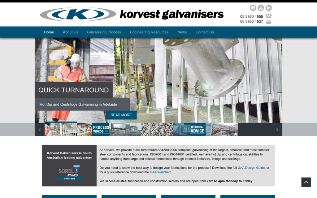 Korvest Galvanisers